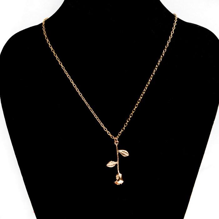 ローズ ネックレス ペンダント シンプル チョーカー エレガント ファッション ガーリー レディース イベント パーティ 可愛い ヴィンテージ アクセ ギフト |  | 02