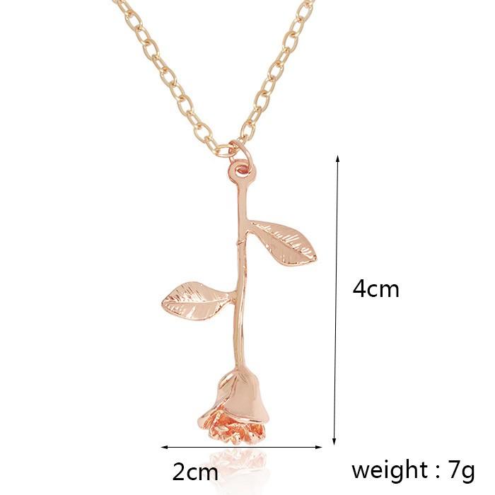 ローズ ネックレス ペンダント シンプル チョーカー エレガント ファッション ガーリー レディース イベント パーティ 可愛い ヴィンテージ アクセ ギフト |  | 05