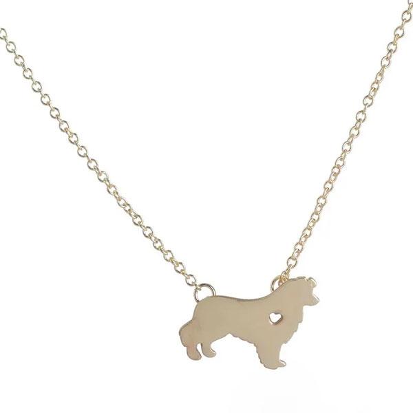 コリー ネックレス ペンダント 犬 イヌ チョーカー シェルティー シェットランド シープドッグ エレガント シンプル レディース 可愛い ヴィンテージ アクセ |  | 01