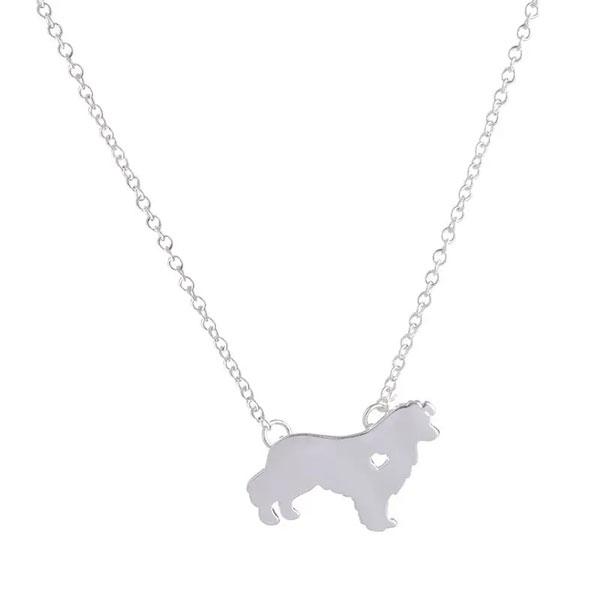 コリー ネックレス ペンダント 犬 イヌ チョーカー シェルティー シェットランド シープドッグ エレガント シンプル レディース 可愛い ヴィンテージ アクセ |  | 02