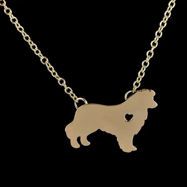 コリー ネックレス ペンダント 犬 イヌ チョーカー シェルティー シェットランド シープドッグ エレガント シンプル レディース 可愛い ヴィンテージ アクセ |  | 04