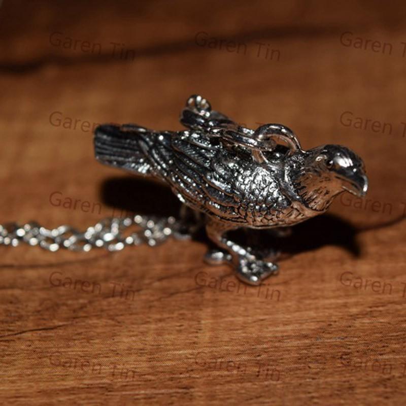 ネックレス ペンダント カラス フィギュア 烏 鳥 ゴスロリ V系 パンク ロック 鴉 クロウ かっこいい チョーカー シルバー ゴールド ブラック ハロウィン |  | 05