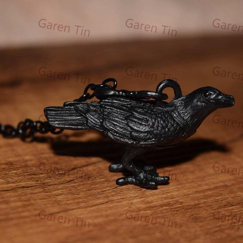 ネックレス ペンダント カラス フィギュア 烏 鳥 ゴスロリ V系 パンク ロック 鴉 クロウ かっこいい チョーカー シルバー ゴールド ブラック ハロウィン |  | 06