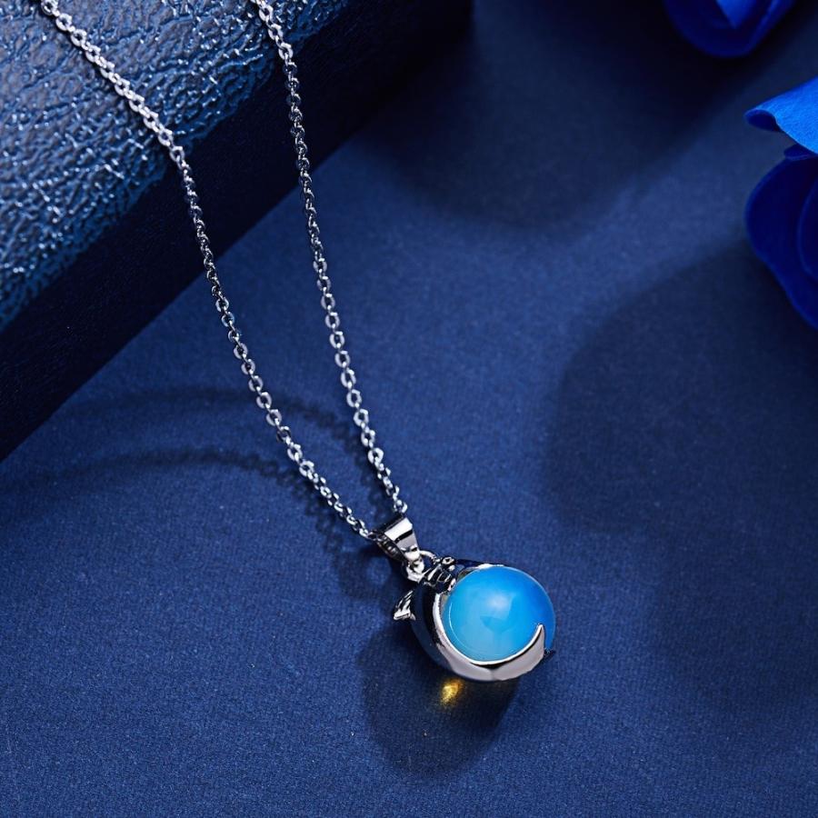 ネックレス ペンダント イルカ ハワイアンジュエリー ドルフィン ペンダント チョーカー マリン 海 誕生日 オパール ストーン ギフト サーファー ユニセックス |  | 02