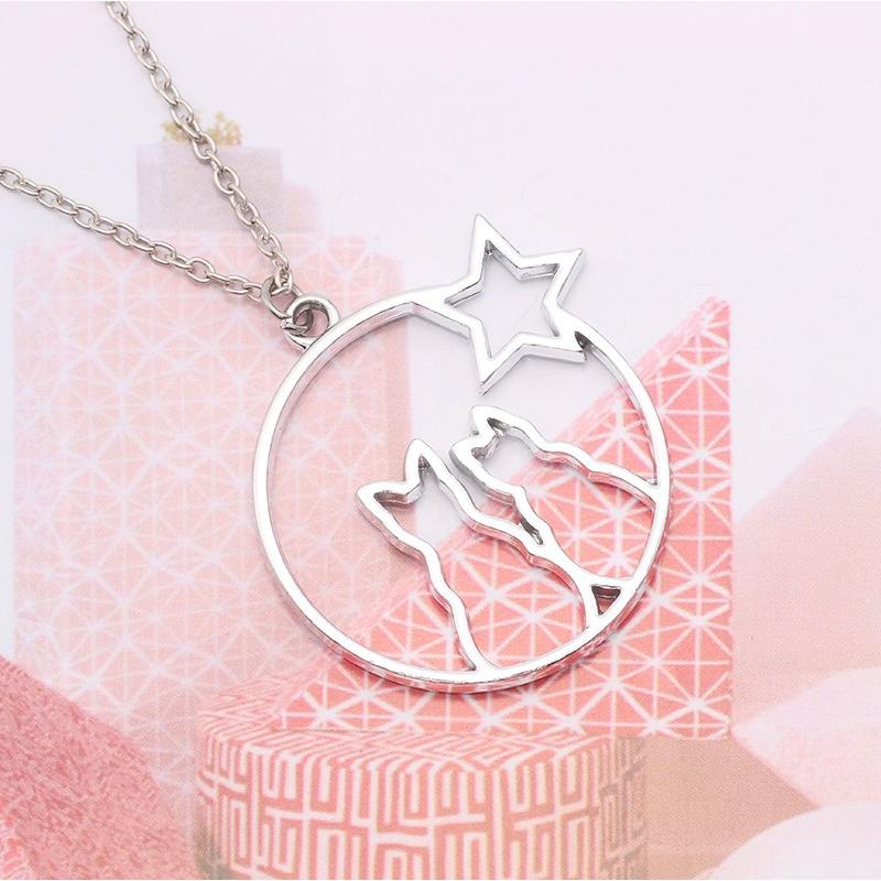 ネコ 猫 ねこ ネックレス ペンダント チョーカー シンプル レディース 可愛い シルエット ペア シルバー ゴールド スター 星 ラウンド 丸 シルエット ギフト |  | 07