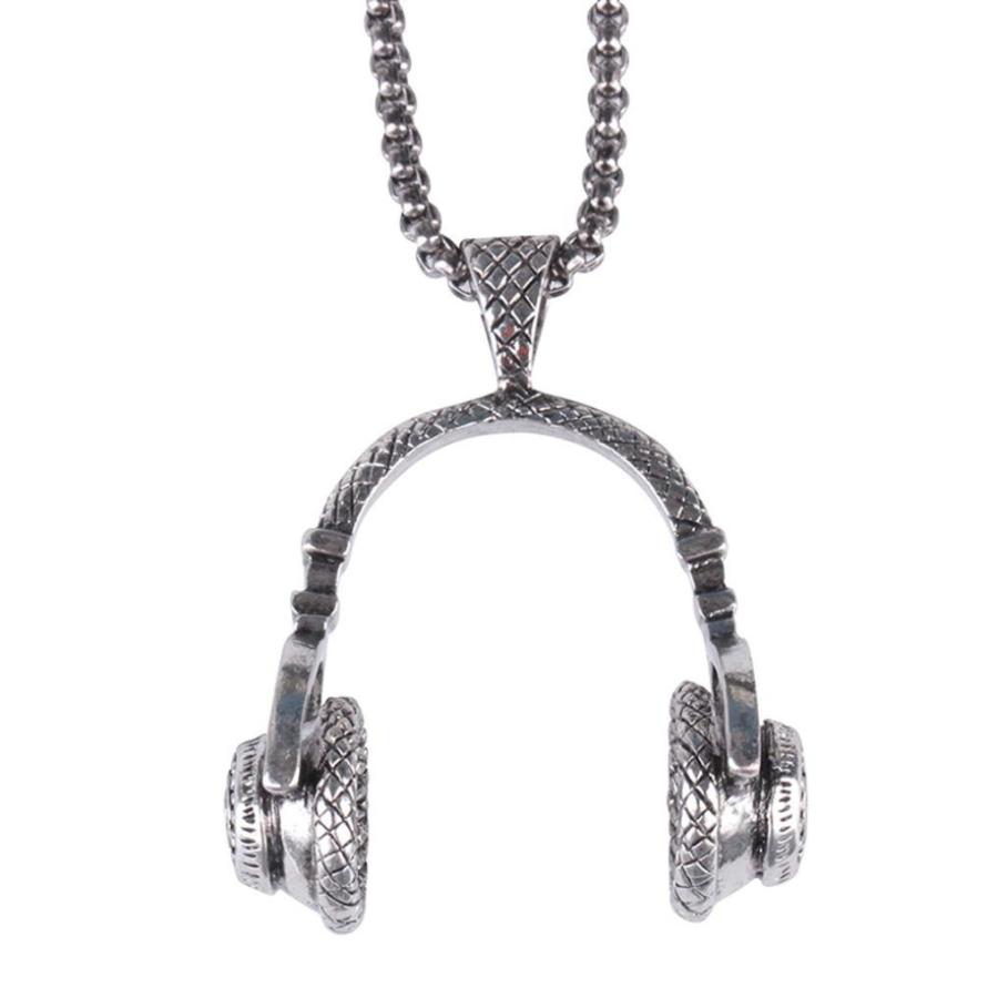 ネックレス ヘッドフォン スタイリッシュ メンズ ヒップホップ ロング パンク マイク イヤホン ペンダント レディース 大きい 大きめ チョーカー アクセサリー |  | 07