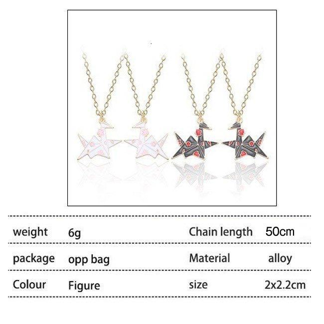 ネックレス ペンダント チョーカー オリガミ 折り紙 折鶴 ツル 鳥 鶴 アクセサリー 和風 和物 エレガント ファッション 着物 浴衣 |  | 01