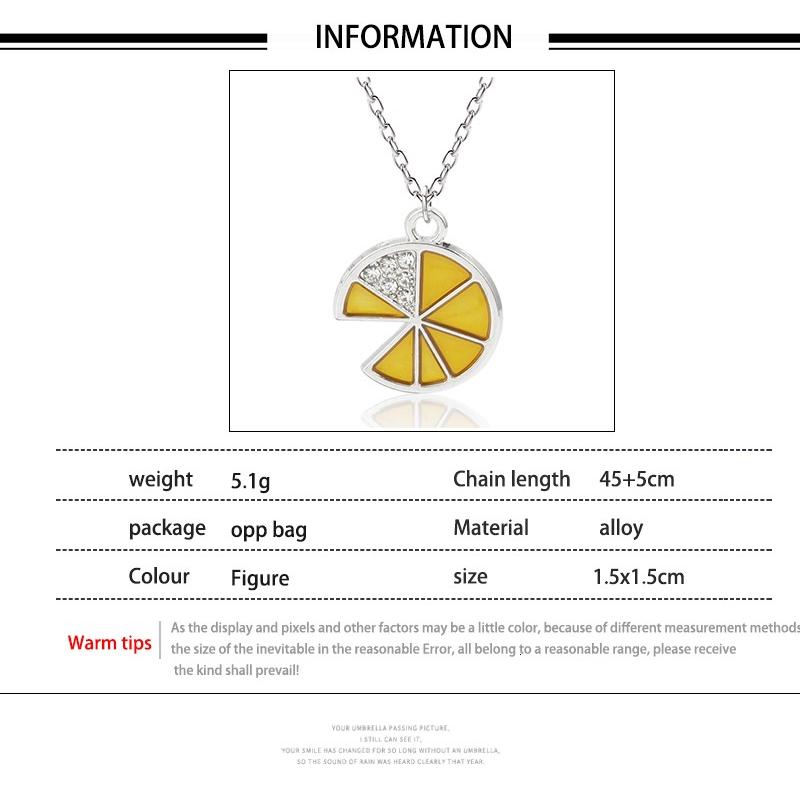 レモン ネックレス レディース 女性 女の子 クリスタル イエロー フルーツ ラインストーン ペンダント チョーカー 甘い ジュエリー ギフト |  | 01