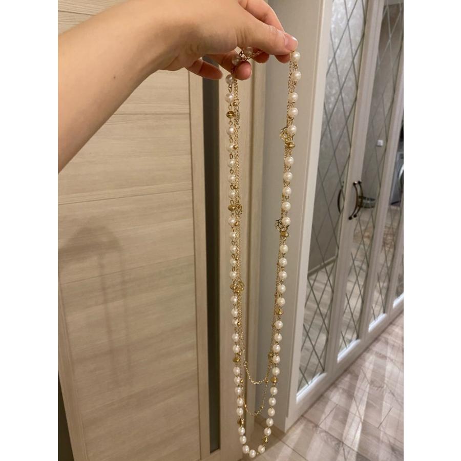 ネックレス ロング チェーン フラワー 花 パール ロングネックレス ローズ バラ 薔薇 チョーカー ペンダント レディース アクセサリー エレガント |  | 04