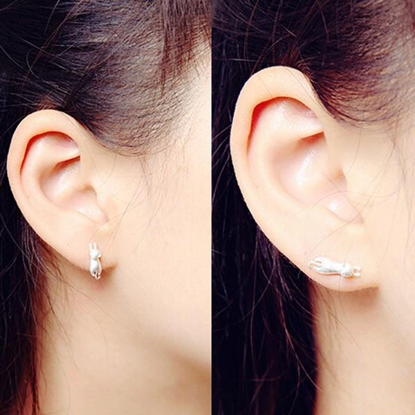 ネコ ピアス 背伸び 猫 ねこ ペアピアス 可愛い 子猫 アクセサリー ガーリー シンプル パーティ ポップ 人気 流行 ギフト 結婚式 披露宴 お呼ばれ |  | 01