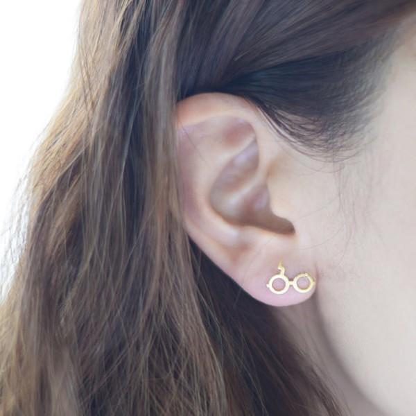 めがね ピアス スタッドピアス メガネ サングラス デザイン シルバー 眼鏡 シンプル メンズ レディース ユニセックス アクセサリー ヴィンテージ 可愛い |  | 01