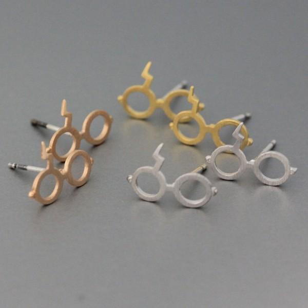 めがね ピアス スタッドピアス メガネ サングラス デザイン シルバー 眼鏡 シンプル メンズ レディース ユニセックス アクセサリー ヴィンテージ 可愛い |  | 04