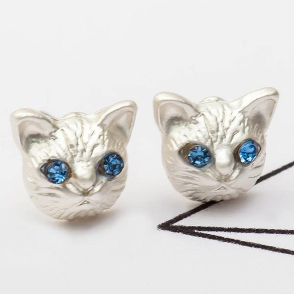 ネコ ピアス キャット キュービックジルコニア アイ ペアピアス ストーン CZ 猫 ねこ ヴィンテージ アクセサリー レディース 可愛い ギフト ポップ |  | 04