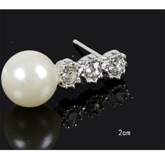 ピアス パール 3連 ストーン ラインストーン 可愛い ビンテージ アクセサリー 大人 レディース シルバー 二次会 披露宴 ウェディング ギフト |  | 03