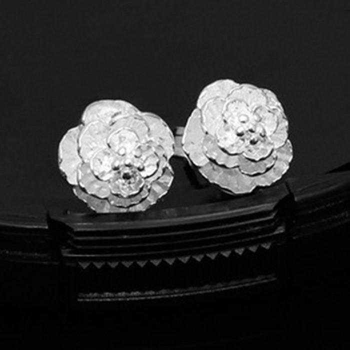 ローズ シルバー925 ピアス 花 薔薇 バラ 可愛い ビンテージ アクセサリー 大人 ギフト ガーリー シルバー 高品質 母の日 プレゼント レディース |  | 01