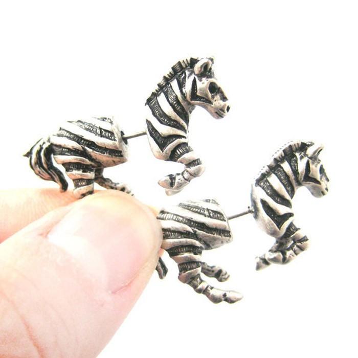 シマウマ ピアス ビンテージ 馬 ゼブラ 可愛い アクセサリー 大人 可愛い ガーリー シルバー ゴールド ハロウィン パーティ バックキャッチ ウマ |  | 02