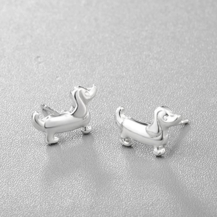 ピアス シンプル ダックスフンド ダックスフント 犬 いぬ イヌ