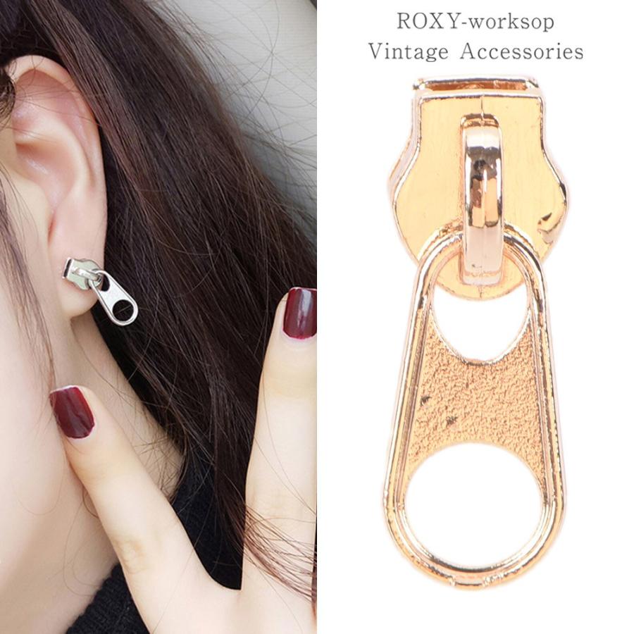 ファスナー ピアス ジッパー チャック ユニーク 個性的 スチームパンク コスプレ パンク V系 ビンテージ アクセ ロリータ シルバー ゴールド ハロウィン ギフト Pia 158 ロキシー工房 通販 Yahoo ショッピング