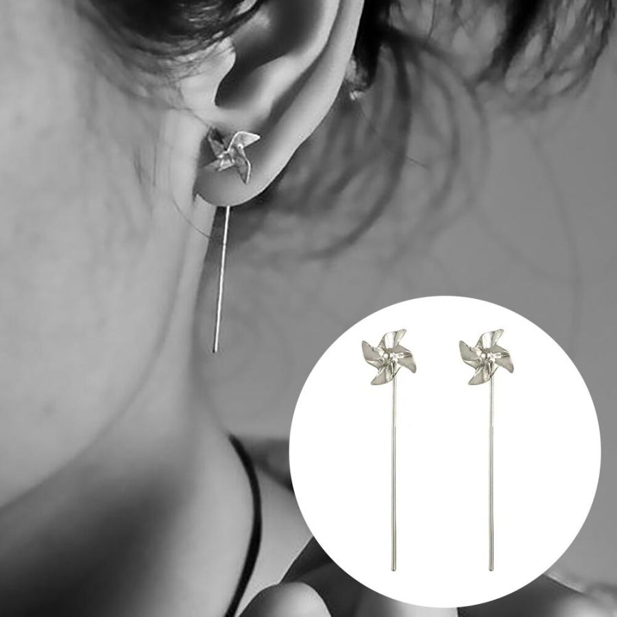 風車 ピアス 和風 着物 浴衣 和物 カザグルマ かざぐるま ビンテージ ピアス アクセサリー 大人可愛い ガーリー シルバー ゴールド ブラック ピンクゴールド |  | 01