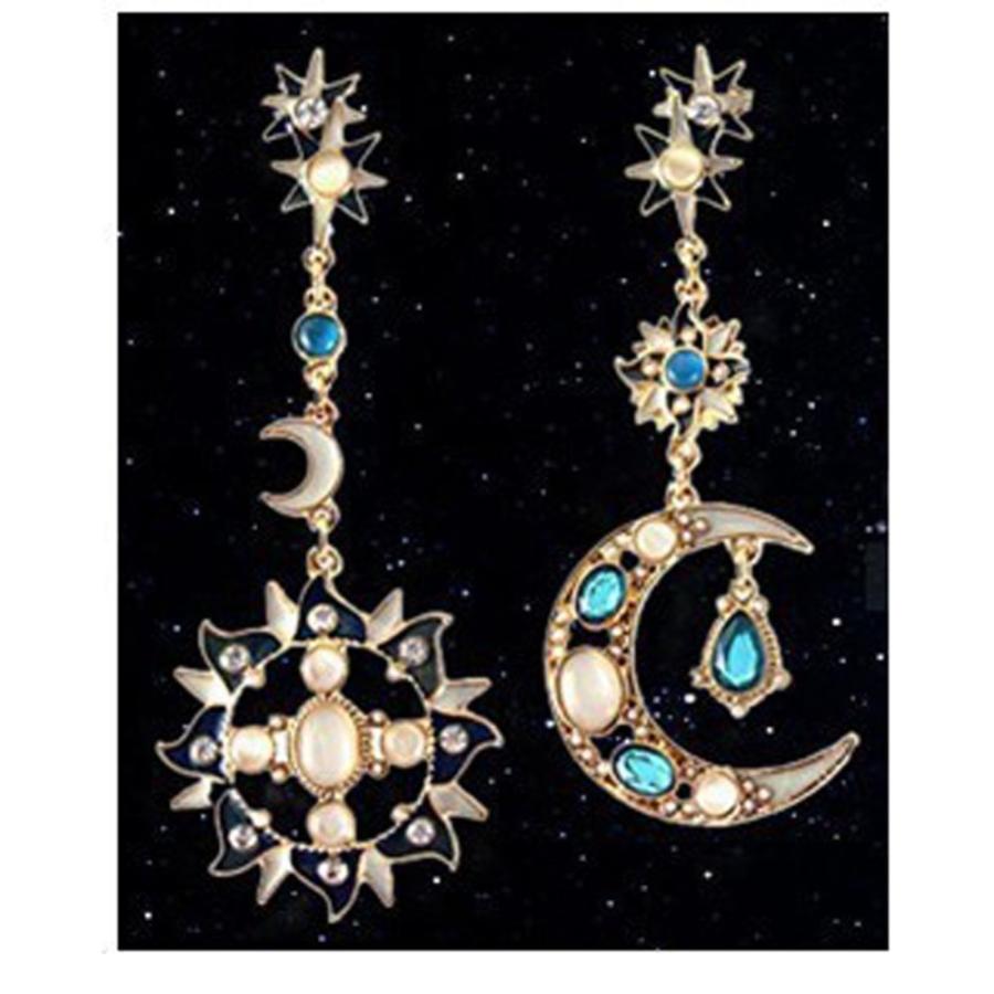 ピアス 太陽 月 ストーン エスニック サン ムーン アクセ レディース ユニセックス 派手 大きめ 大人 可愛い シルバー ゴールド ハロウィン 人気 |  | 01
