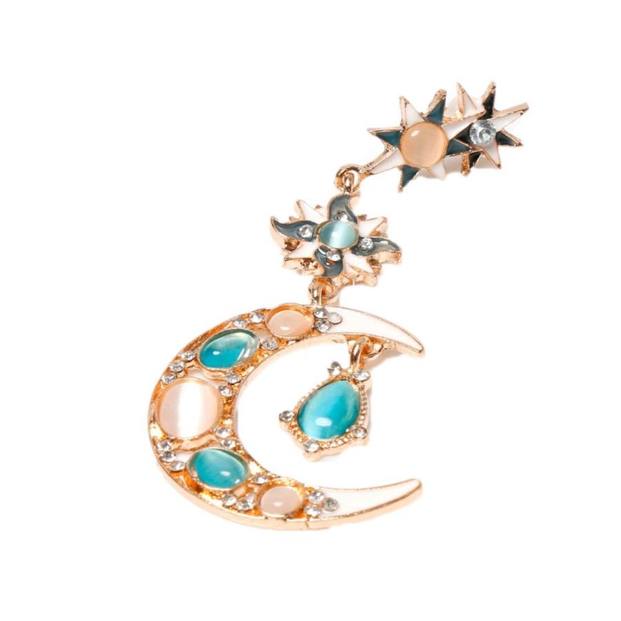 ピアス 太陽 月 ストーン エスニック サン ムーン アクセ レディース ユニセックス 派手 大きめ 大人 可愛い シルバー ゴールド ハロウィン 人気 |  | 04