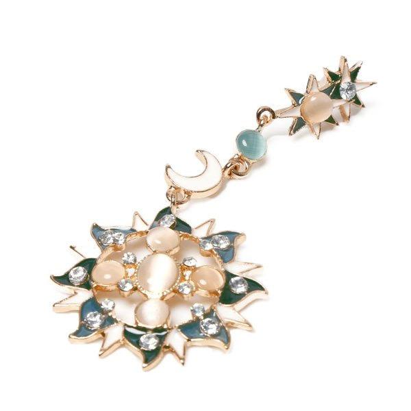 ピアス 太陽 月 ストーン エスニック サン ムーン アクセ レディース ユニセックス 派手 大きめ 大人 可愛い シルバー ゴールド ハロウィン 人気 |  | 05