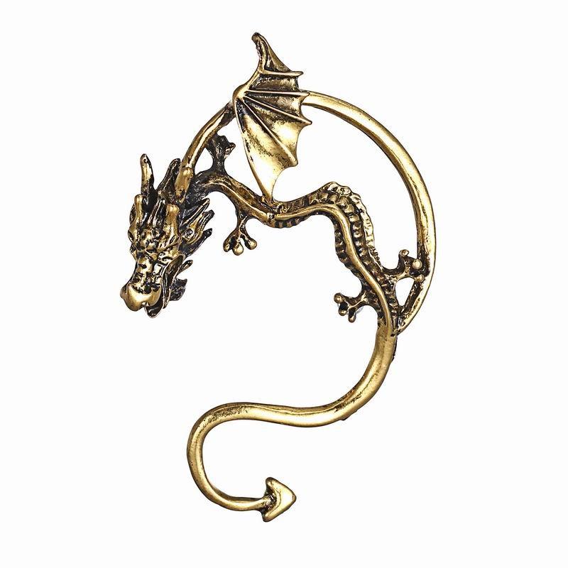 ピアス ドラゴン メンズ 竜 龍 イヤーカフ V系 ロック パンク スチームパンク アクセサリー カッコイイ ガーリー シルバー ゴールド ハロウィン |  | 05