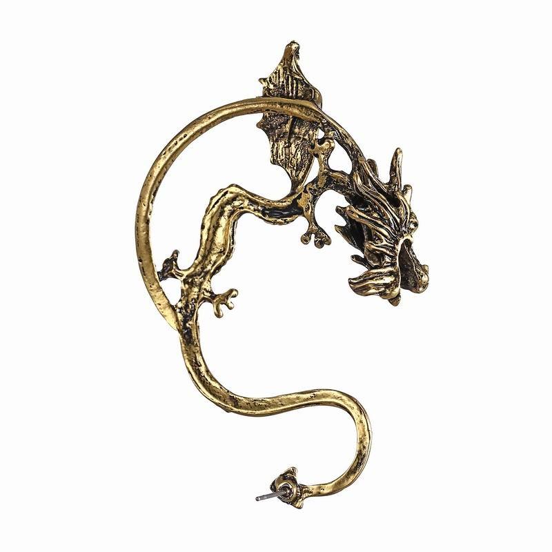 ピアス ドラゴン メンズ 竜 龍 イヤーカフ V系 ロック パンク スチームパンク アクセサリー カッコイイ ガーリー シルバー ゴールド ハロウィン |  | 06
