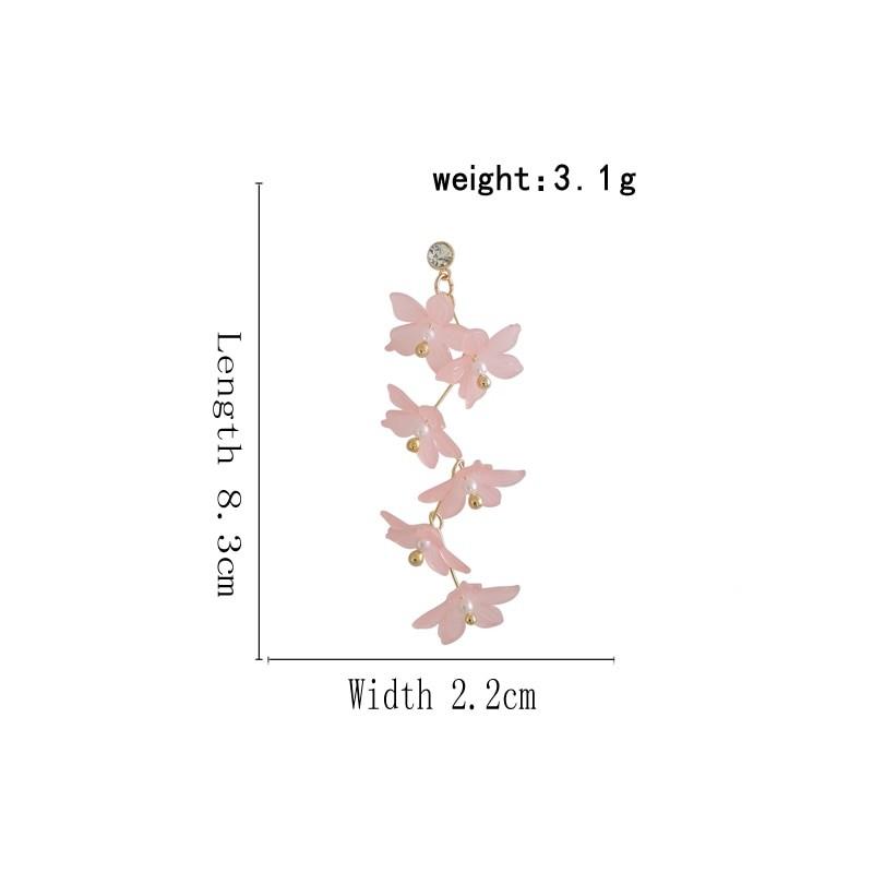 ピアス スミレ 桜 花 フラワー レディース カジュアル おしゃれ きれいめ スタッド 大ぶり ドロップ ガラス フック 揺れる しずく シルバー ギフト |  | 01