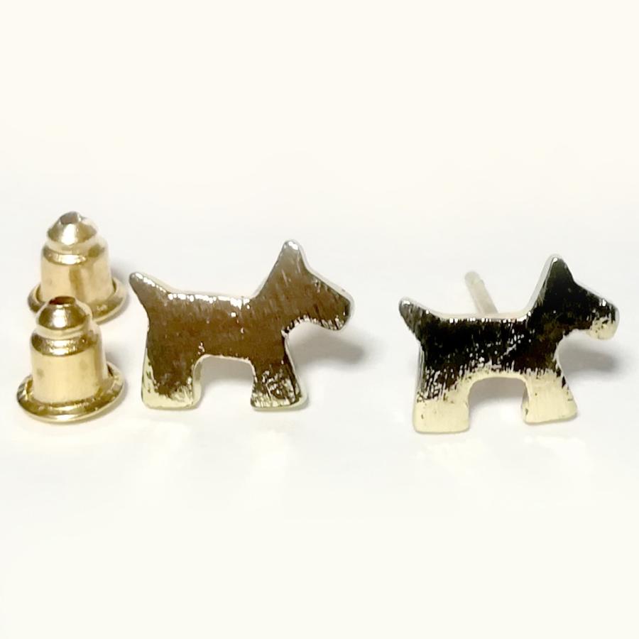 シンプル テリア ピアス ヨークシャテリア イヌ 犬 いぬ 可愛い ビンテージ アクセサリー 大人 可愛い ガーリー シルバー ゴールド ハロウィン レディース｜roxy-workshop｜06