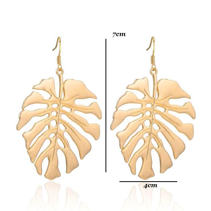 ピアス リーフ モンステラ 葉っぱ 葉 ハワイアン ハワイ ハワイアン