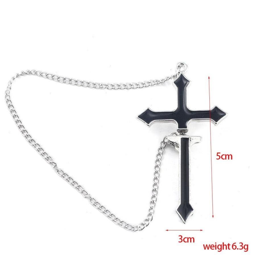 ピアス クロス メンズ 十字架 ユニーク ブラック V系 ゴシック