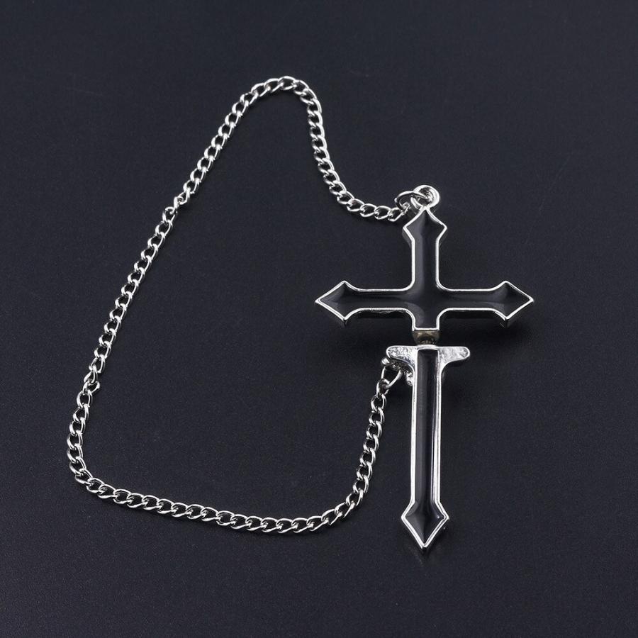 ピアス クロス メンズ 十字架 ユニーク ブラック V系 ゴシック