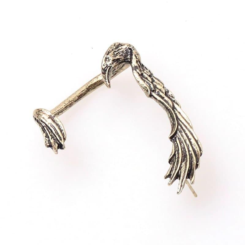 ピアス カラス 鳥 羽 羽根 メンズ ユニーク ブラック V系 ゴシック ゴスロリ お兄系 パンク ロック アクセ レディース ユニセックス ハロウィン 送料無料 |  | 06