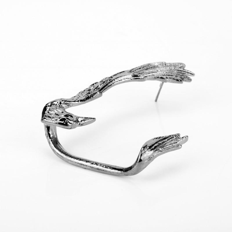 ピアス カラス 鳥 羽 羽根 メンズ ユニーク ブラック V系 ゴシック ゴスロリ お兄系 パンク ロック アクセ レディース ユニセックス ハロウィン 送料無料 |  | 09