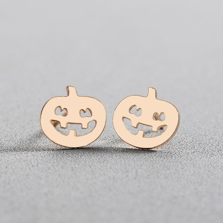 送料無料 ピアス カボチャ パンプキン ハロウィン カワイイ ポップ