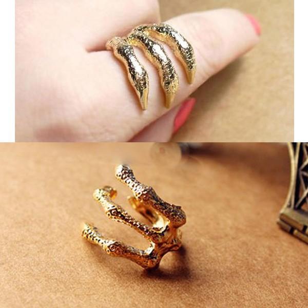 ドラゴン リング 指輪 竜 龍 真鍮 スチームパンク フリーサイズ メンズ レディース ユニセックス ゴシック ゴスロリ ロック パンク ハロウィン 爬虫類 両生類 | 