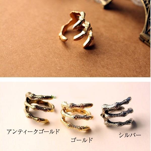 ドラゴン リング 指輪 竜 龍 真鍮 スチームパンク フリーサイズ メンズ レディース ユニセックス ゴシック ゴスロリ ロック パンク ハロウィン 爬虫類 両生類 |  | 02