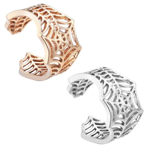 リング 指輪 スパイダー ウパイダーウェブ フープリング クモ 蜘蛛 昆虫 スチームパンク フリーサイズ アクセサリー ゴシック ロリータ パンク ハロウィン |  | 01