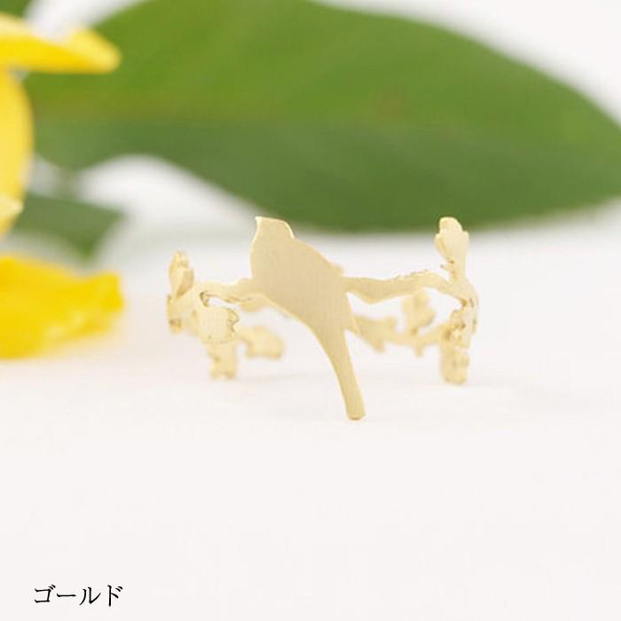 リング 指輪 鳥 王冠 小鳥 冠 かんむり 可愛い  シンプル レディース ゴールド 鳥グッズ インコ オウム アクセサリー 大人 流行 人気 ギフト |  | 01