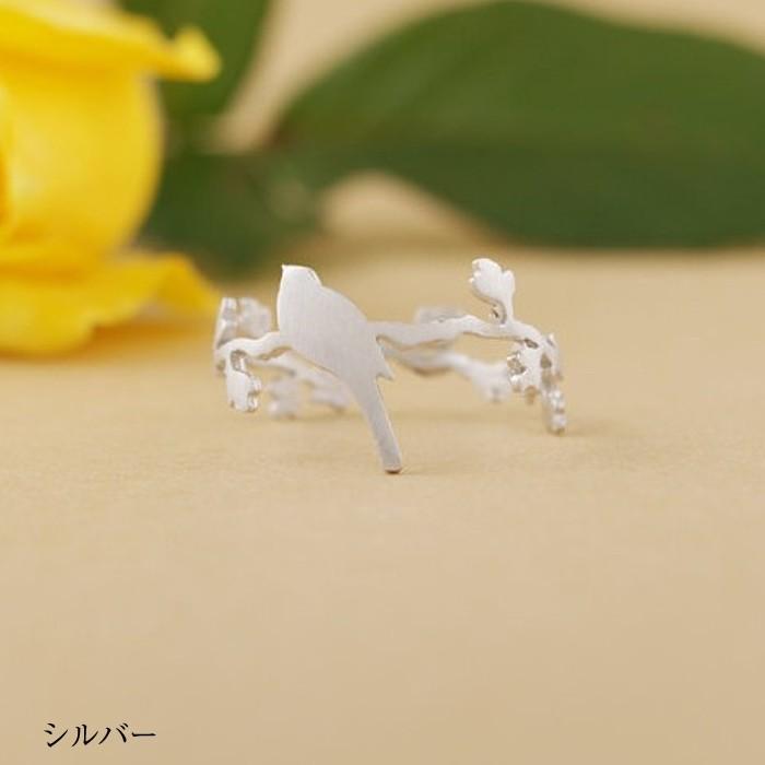 リング 指輪 鳥 王冠 小鳥 冠 かんむり 可愛い  シンプル レディース ゴールド 鳥グッズ インコ オウム アクセサリー 大人 流行 人気 ギフト |  | 02