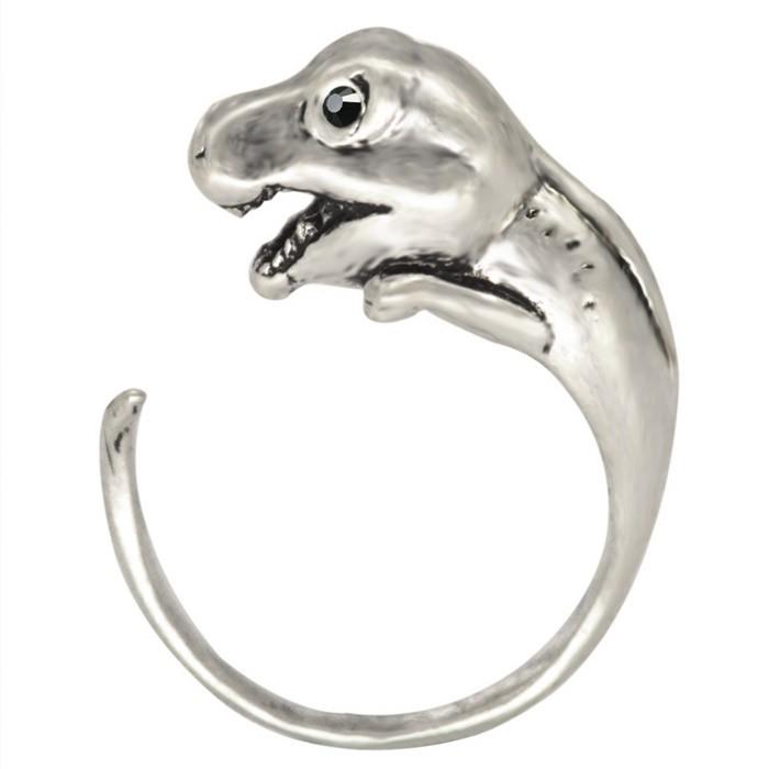 リング 指輪 恐竜 フープリング ティラノサウルス フープ 爬虫類 両生類 ゆびわ フリーサイズ アクセサリー ハロウィン パーティ ギフト カッコイイ |  | 01