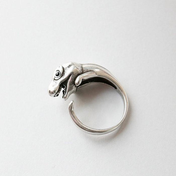 リング 指輪 恐竜 フープリング ティラノサウルス フープ 爬虫類 両生類 ゆびわ フリーサイズ アクセサリー ハロウィン パーティ ギフト カッコイイ |  | 03