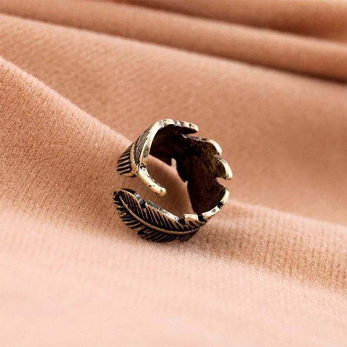 リング 指輪 ウィング 羽根 真鍮 スチームパンク ガーリー ヴィンテージ ゆびわ フリーサイズ アクセサリー エレガント レディース メンズ ユニセックス 定番 |  | 02