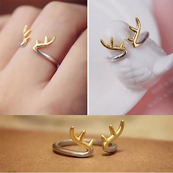 リング 指輪 バンビ 角 鹿 シカ トナカイ ヴィンテージ ゆびわ