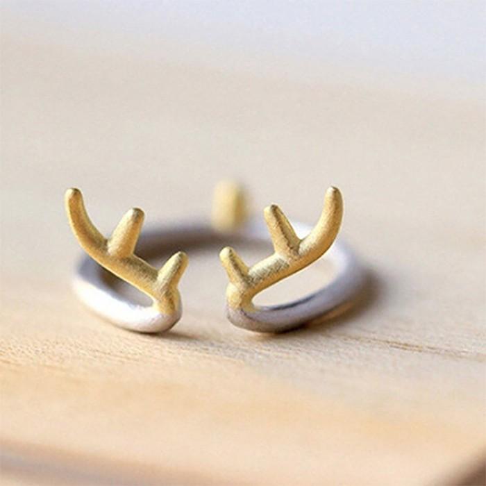 リング 指輪 バンビ 角 鹿 シカ トナカイ ヴィンテージ ゆびわ