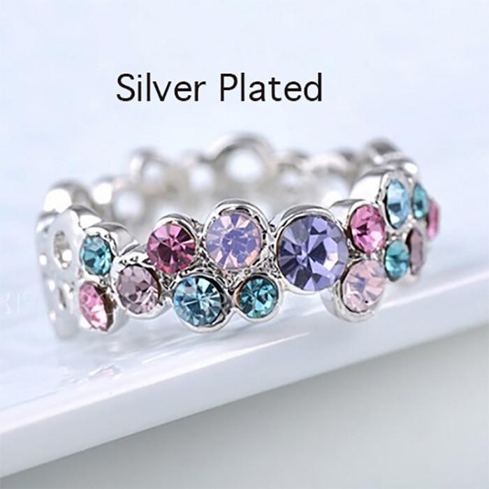 リング 指輪 カラフル cz キュービックジルコニア ストーン ガーリー ヴィンテージ ゆびわ フリーサイズ アクセサリー エレガント 人気 プレゼント レディース |  | 04