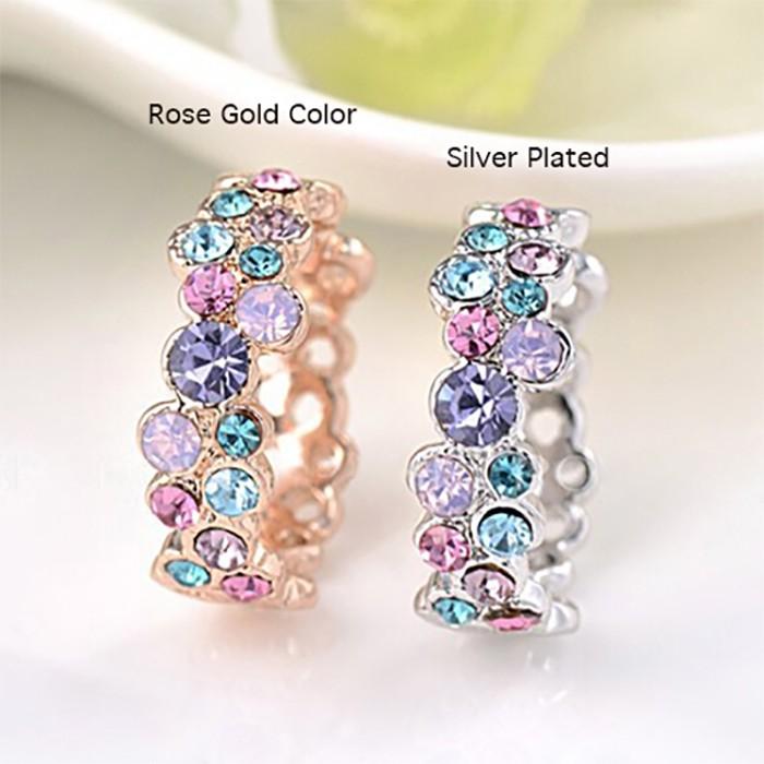 リング 指輪 カラフル cz キュービックジルコニア ストーン ガーリー ヴィンテージ ゆびわ フリーサイズ アクセサリー エレガント 人気 プレゼント レディース |  | 05