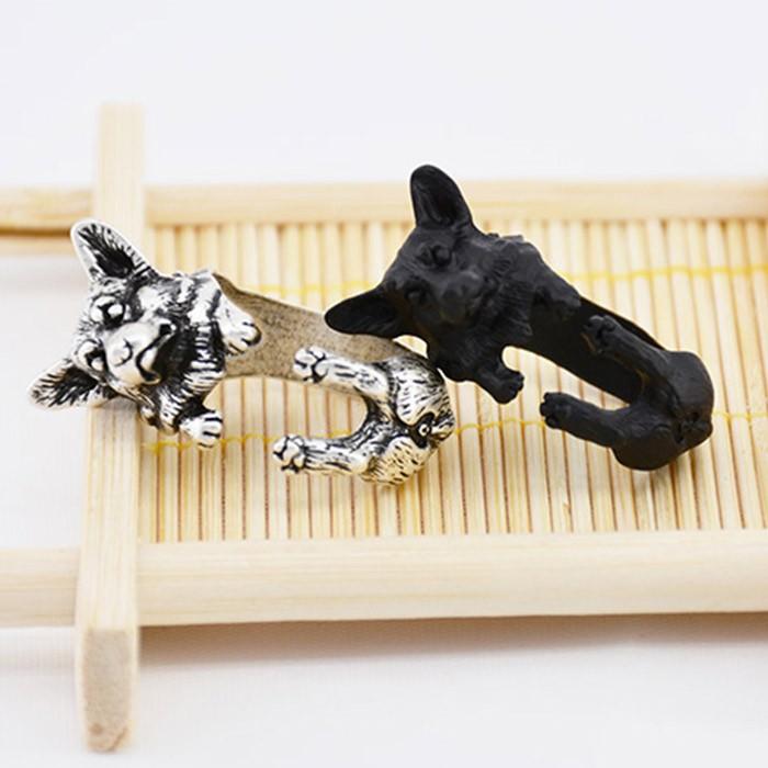 リング 指輪 コーギー ガーリー ヴィンテージ ゆびわ フリーサイズ アクセサリー 可愛い イヌ 犬 いぬ フリーサイズ アクセサリー レディース ギフト |  | 03