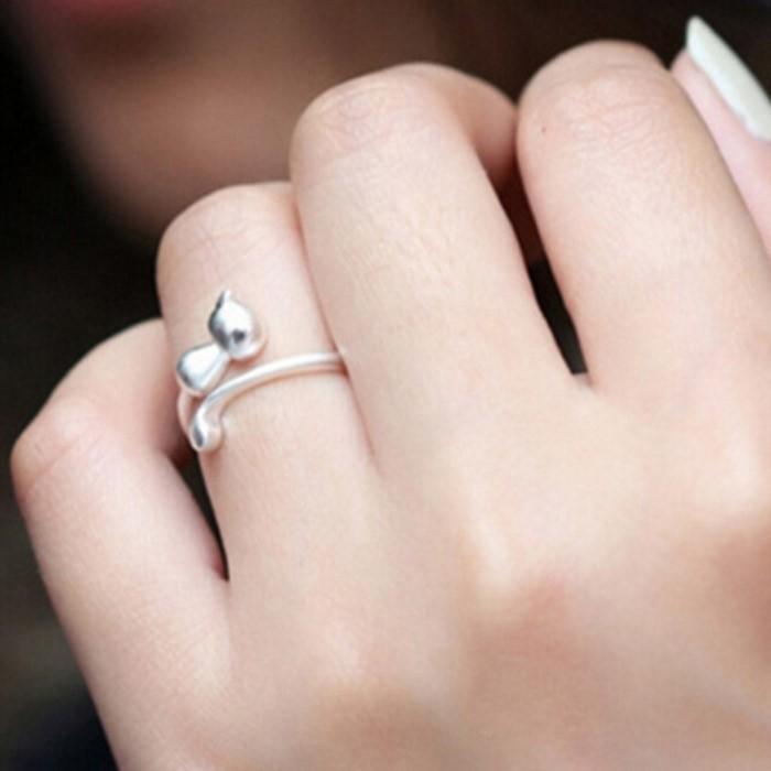 シルバー925 ヴィンテージ キャッツアイ 猫 リング ブランド 品 通販ファッション - シルバー925 ヴィンテージ キャッツ